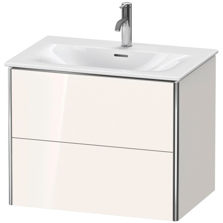 Duravit Xsquare One Door Wall-Mount Vanity Unit Taupe XS4220L9191